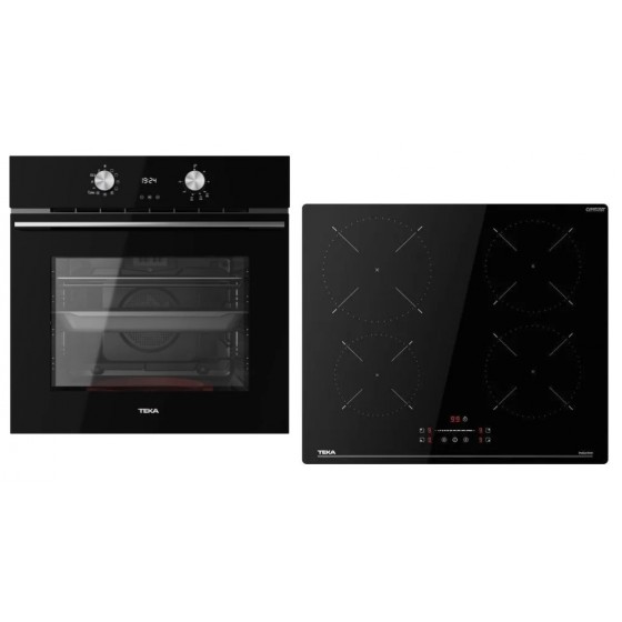 TEKA HLB 8408 BK & IBC 64110 SSM BK Σετ Εντοιχιζόμενος Φούρνος & Εστία 70lt TEKA HLB 8408 BK & IBC 64110 SSM BK Σετ Εντοιχιζόμενος Φούρνος & Εστία 70lt